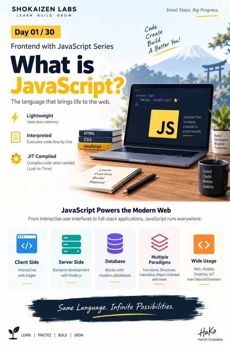 1.What is JavaScript? Complete Introduction for Frontend Developers ...